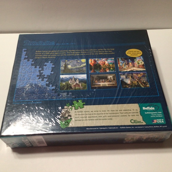 Buffalo Games 2000 Piece Jigsaw Puzzle Times Square New York - Picture 2 of 6